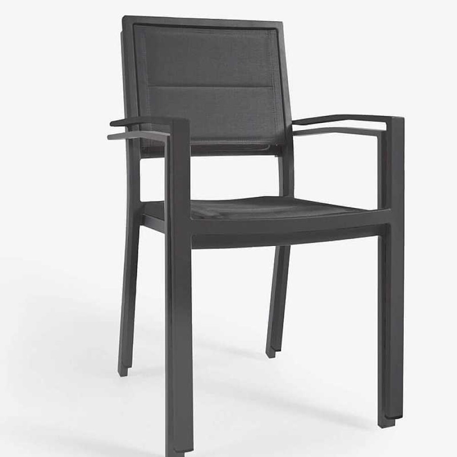 Muebles De Jard N Kave Home | Silla Exterior Sirley Negro