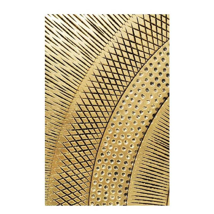 Decoraci N Kare Design Cuadros | Cuadro (Objetos) Art Circle Oro 120X120Cm