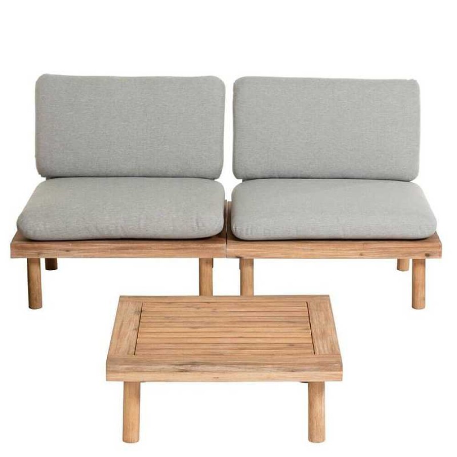 Muebles De Jard N Kave Home | Set Viridis Sillones + Mesa