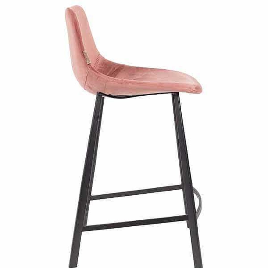 Sillas Dutchbone | Taburete Cocina Terciopelo Rosa Franky