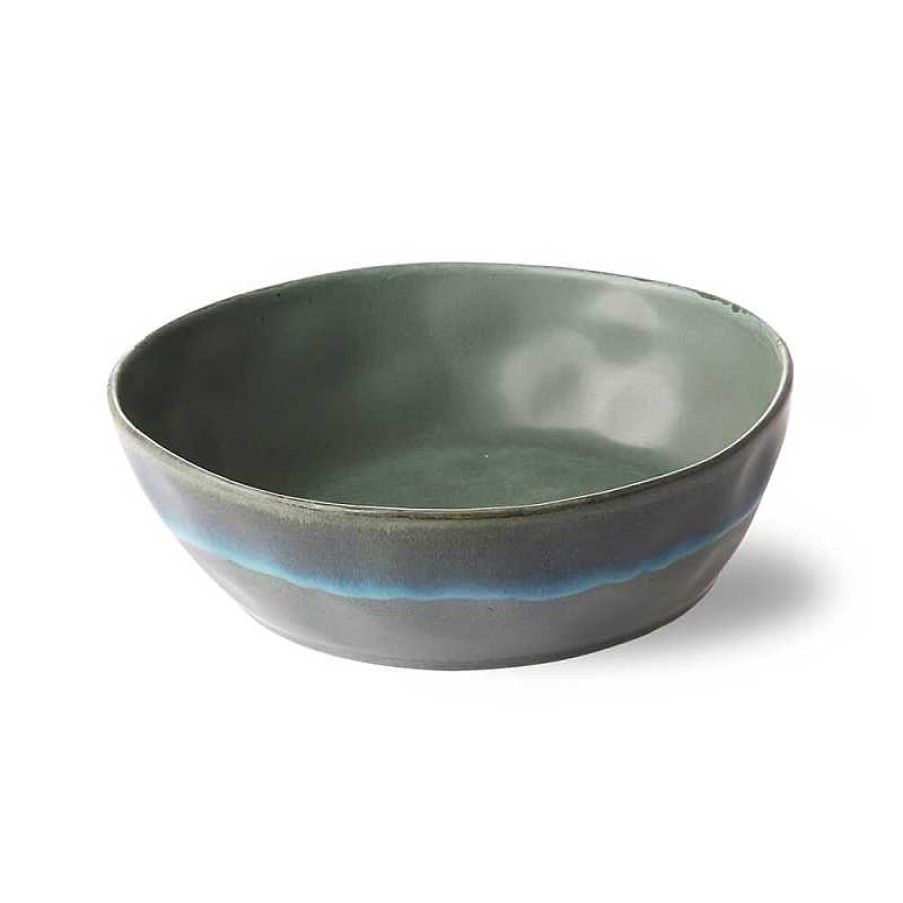 Decoraci N HKliving Platos | Set 2 Bowl Pasta Moss