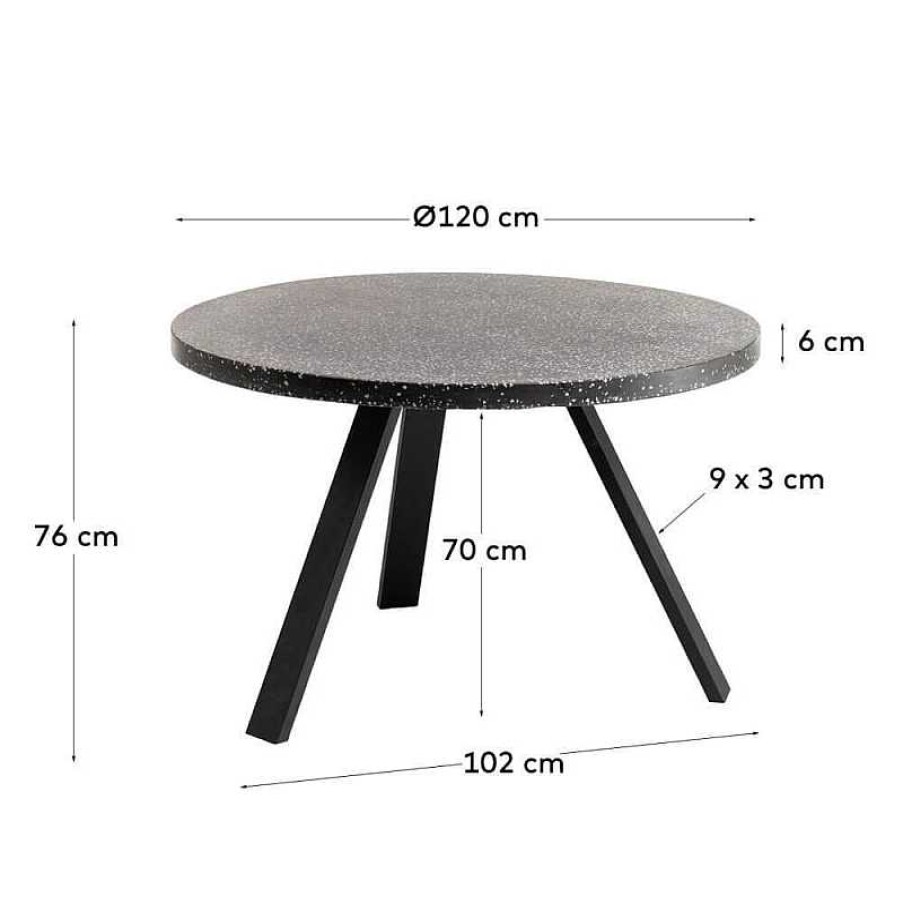 Mesas Kave Home | Mesa Comedor Shanelle Negra