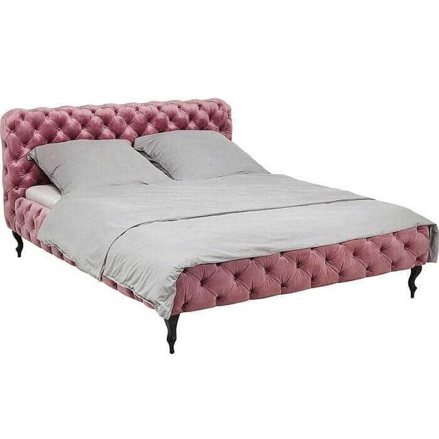 Muebles Kare Design | Cama Desire Velvet Rosa