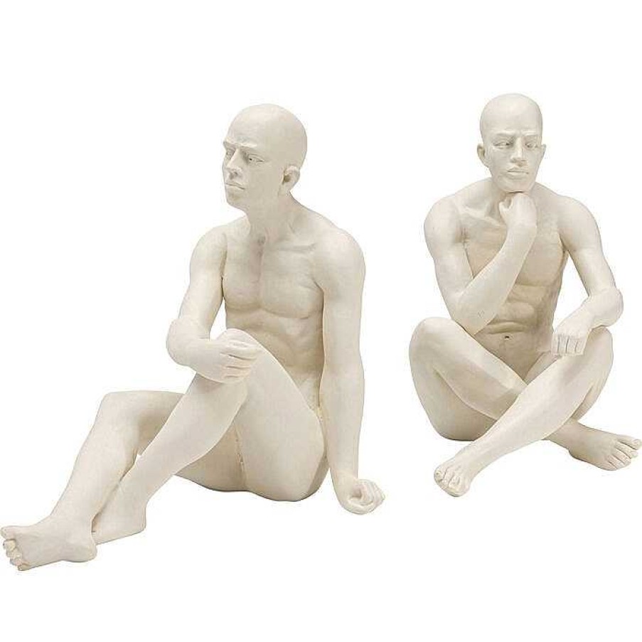 Decoraci N Kare Design Figuras De Dise O | Sujetalibros Meditating Man (2/Set)