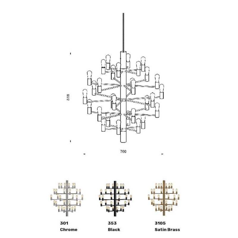 Iluminaci N Belid | Manola Chandelier Xl