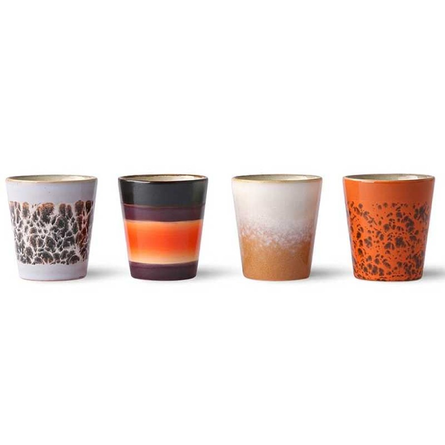 Decoraci N HKliving Tazas Y Vasos | Set 4 Mugs Ristretto