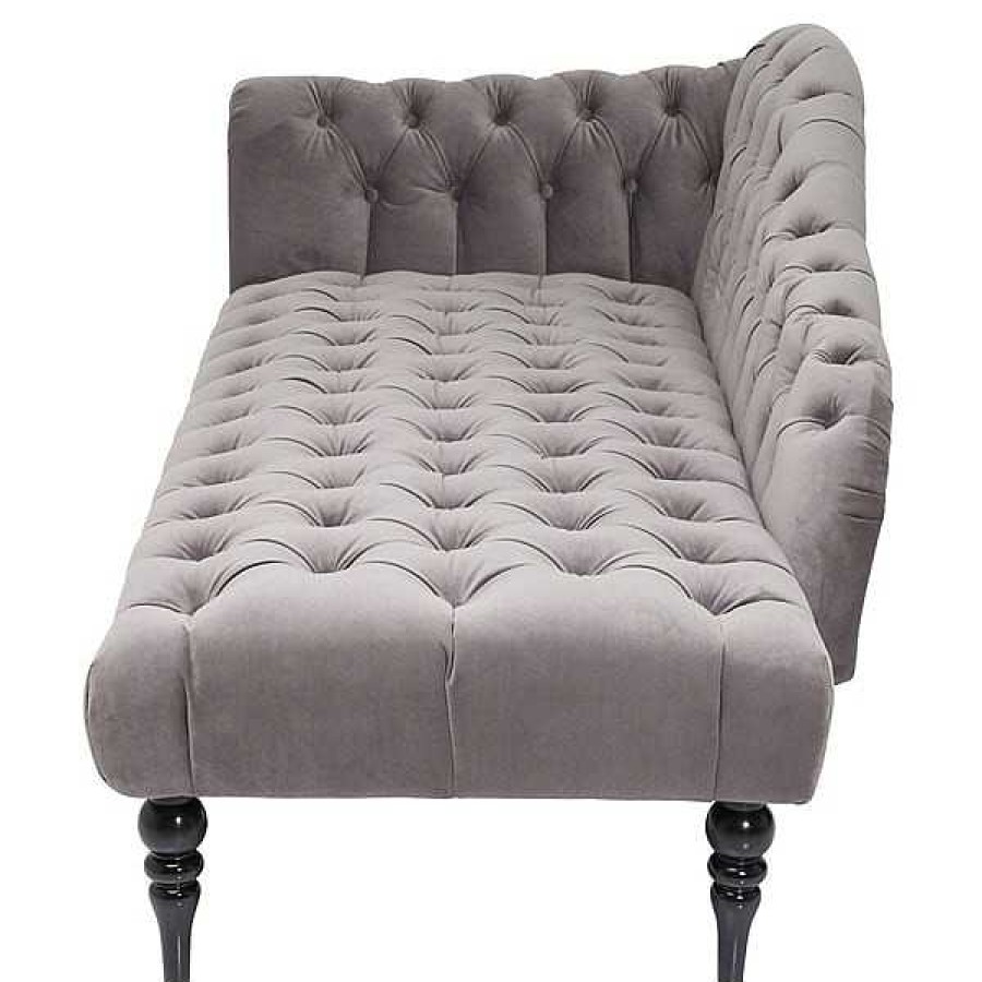 Sof S Kare Design | Chaise Longue Desire Velvet Plata