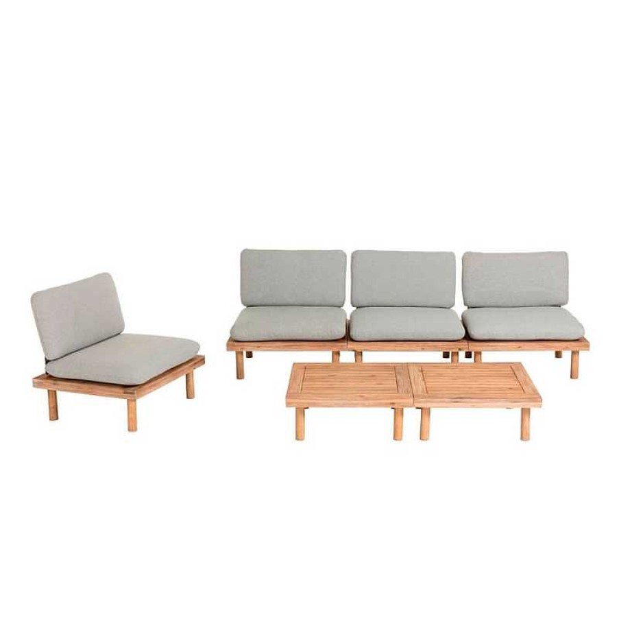 Muebles De Jard N Kave Home | Set Viridis 2 Sof S + 2 Mesas