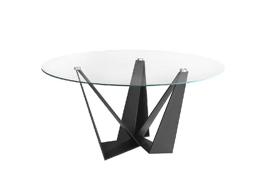 Mesas Angel Cerdá | Mesa De Comedor Cristal Redonda