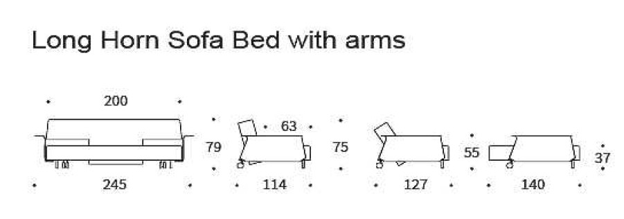 Sof S Innovation Living | Sof Cama Long Horn Walnut