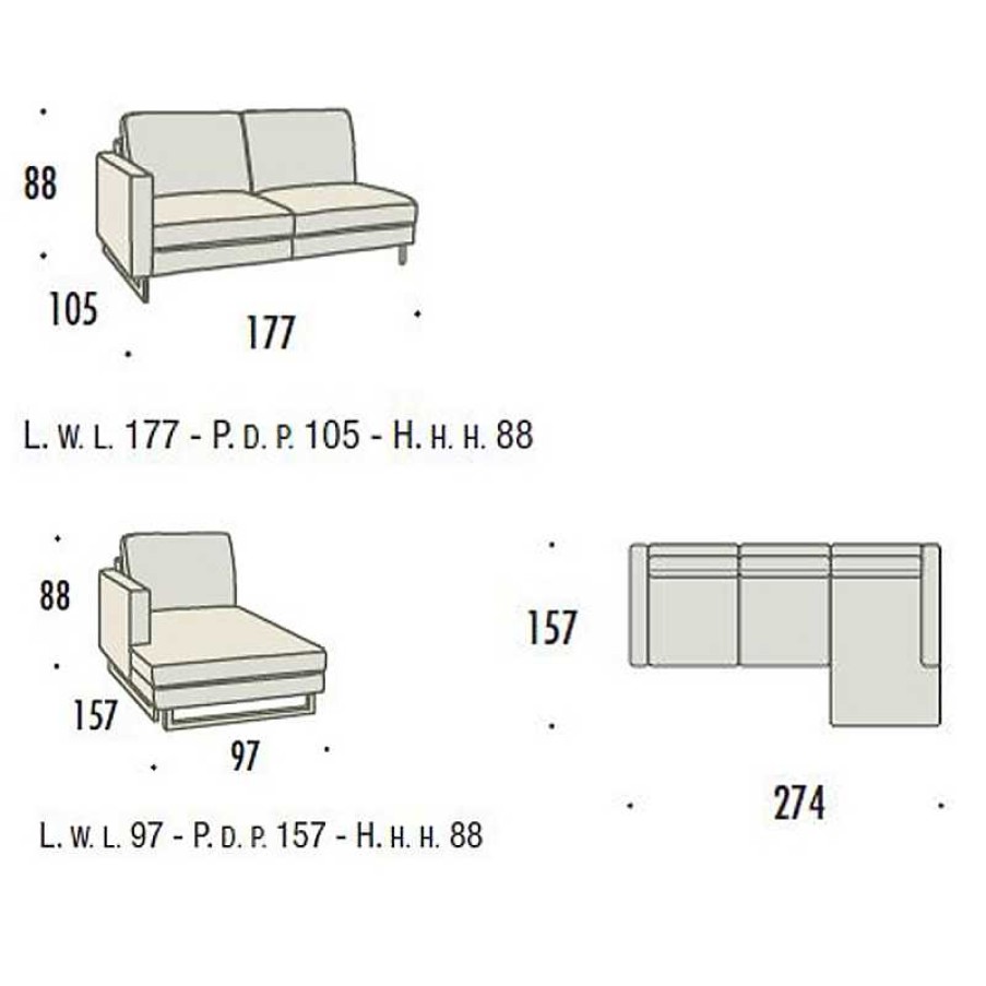 Sof S Felis | Sof Chaise Longue Kendal