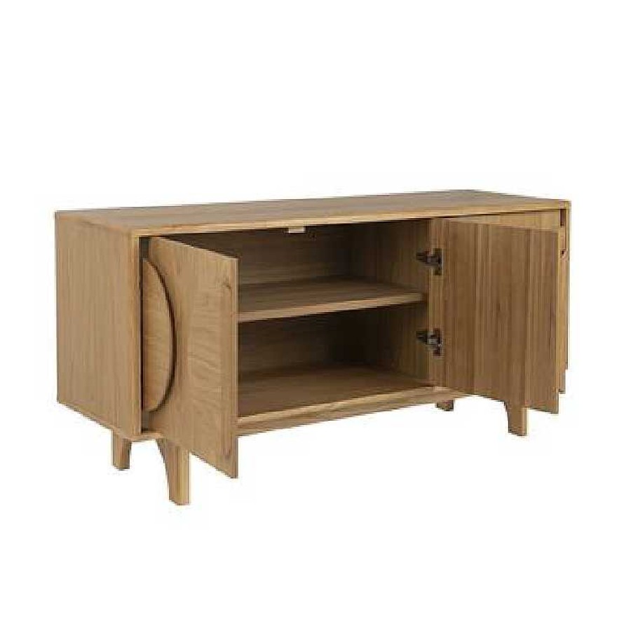 Muebles Zuiver | Aparador Groove 3 Puertas Roble Natural