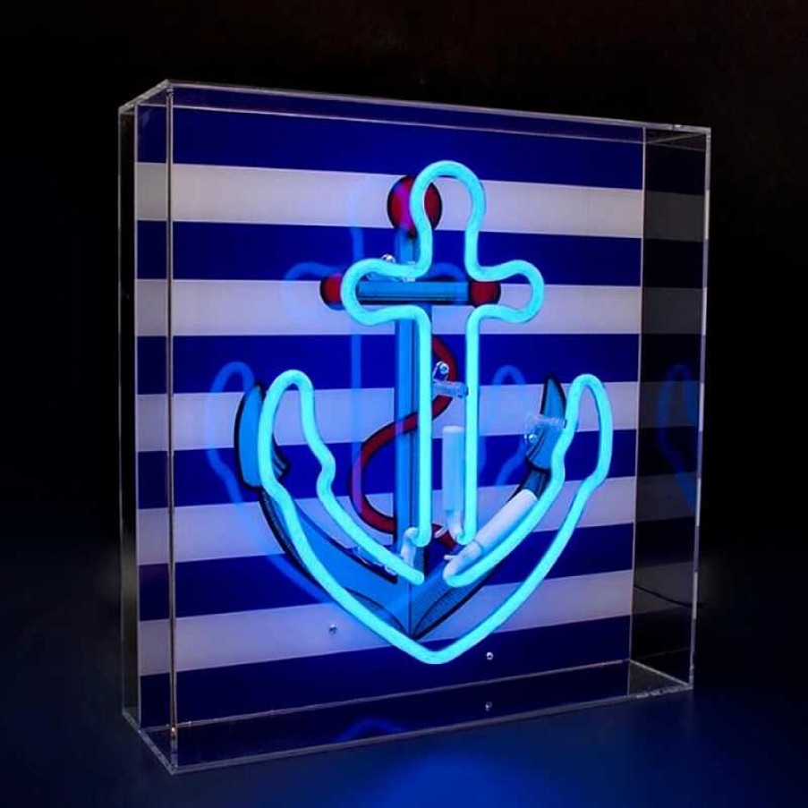 Decoraci N Locomocean Figuras De Dise O | Caja De Ne N Anchor