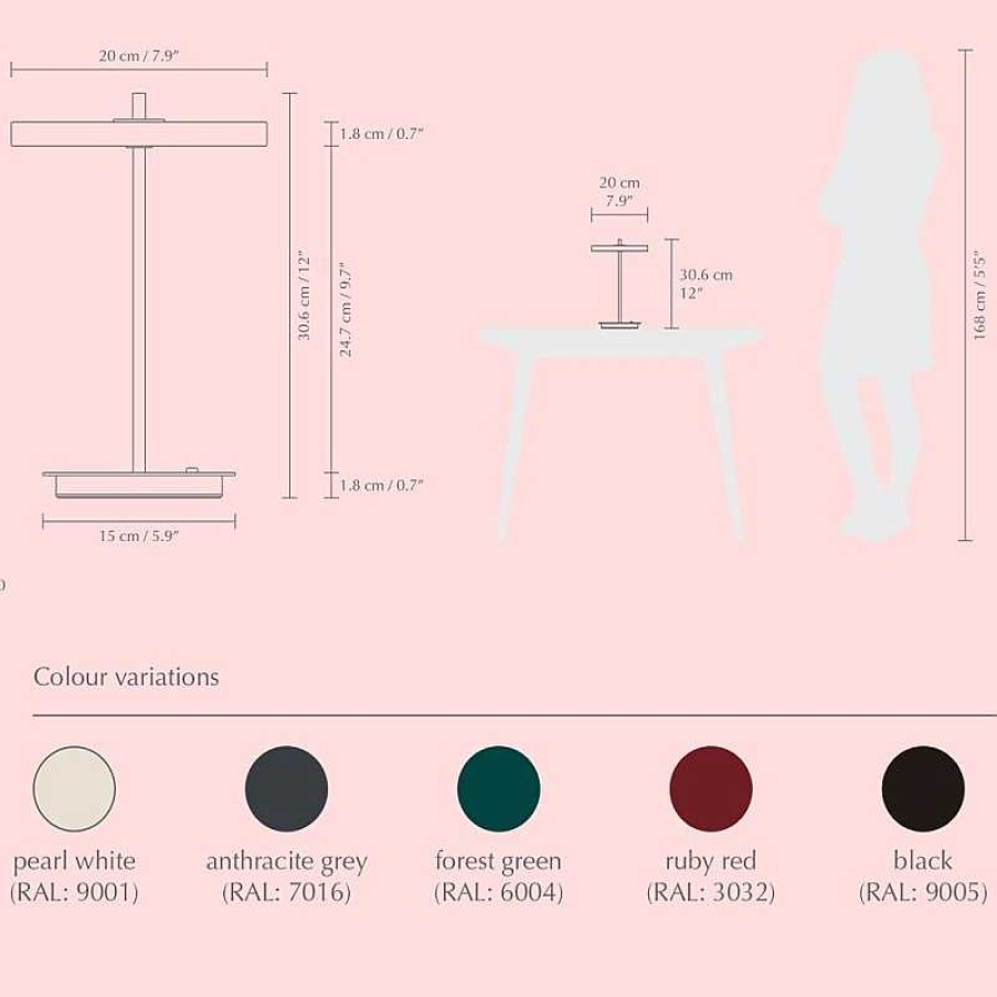 Iluminaci N Umage | L Mpara De Mesa Port Til Asteria Nuance Mist