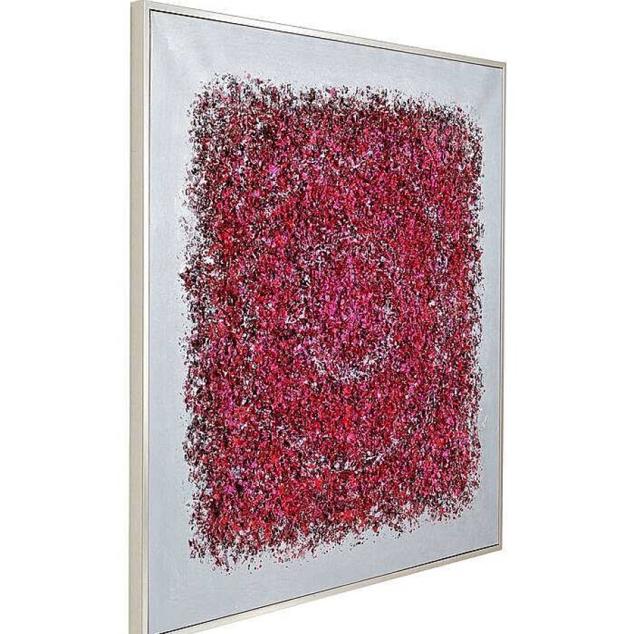 Decoraci N Kare Design Cuadros | Cuadro Enmarcado Flowers Explosion 120X120Cm