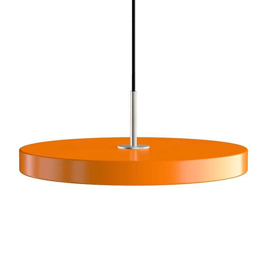 Iluminaci N Umage | L Mpara Techo Steel Asteria Nuance Orange