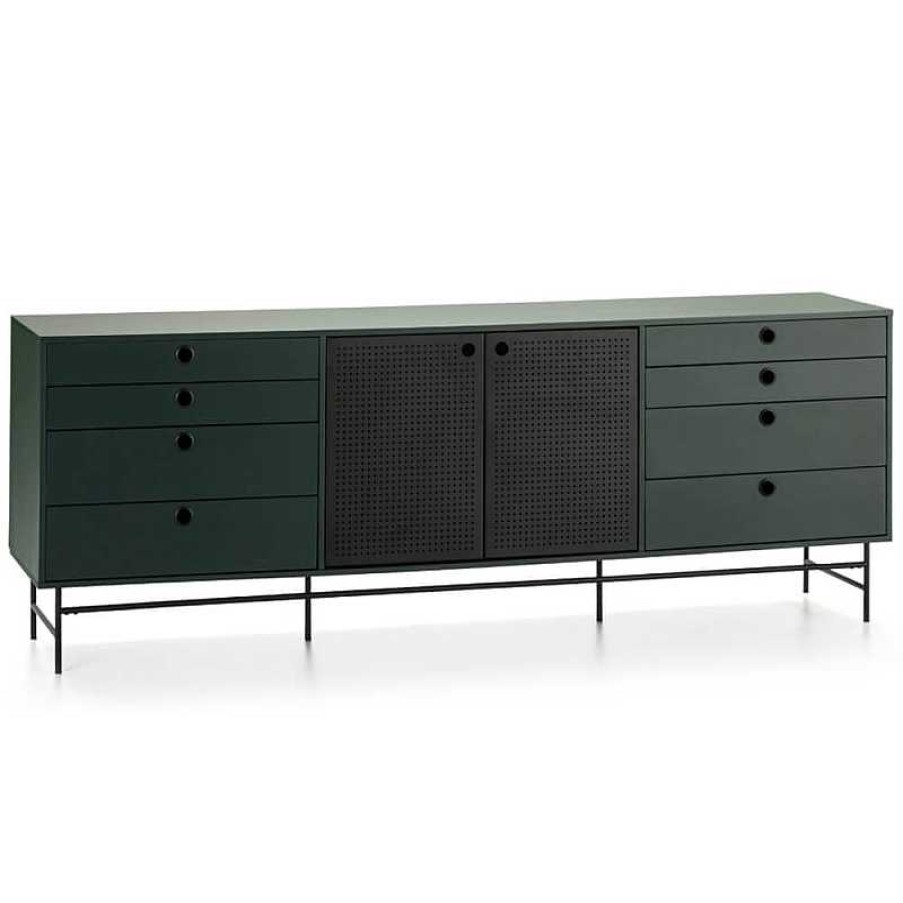 Muebles Teulat | Aparador Punto Negro-Verde