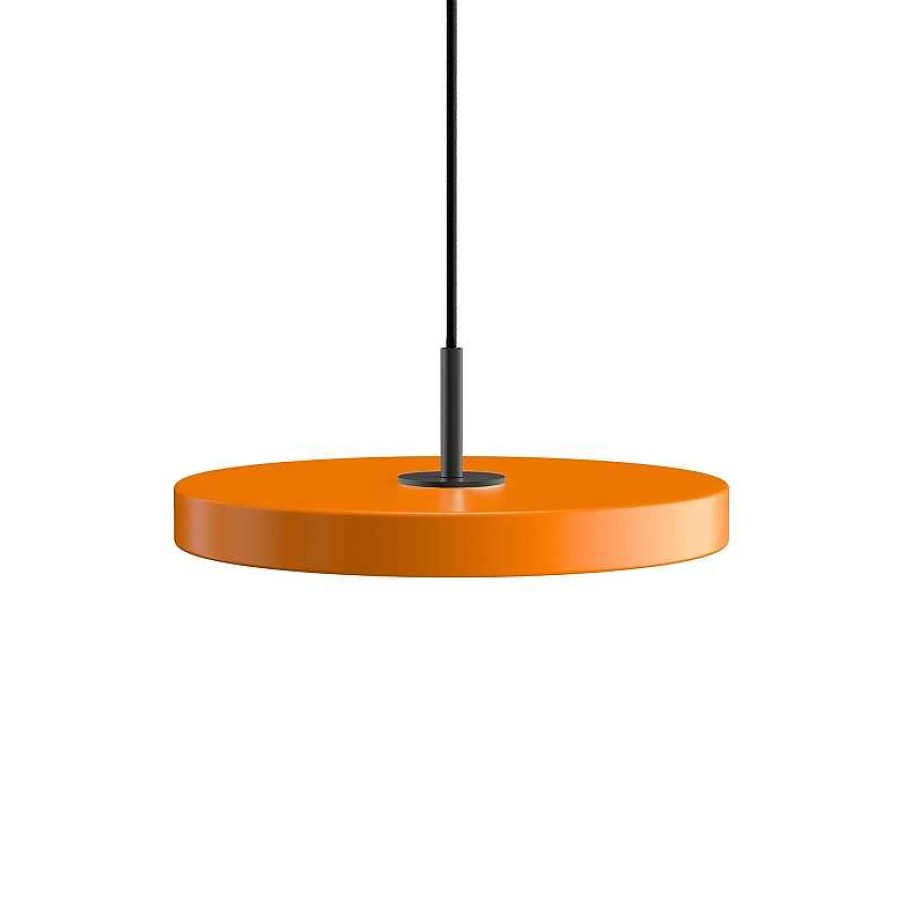 Iluminaci N Umage | L Mpara Techo Black Asteria Nuance Orange