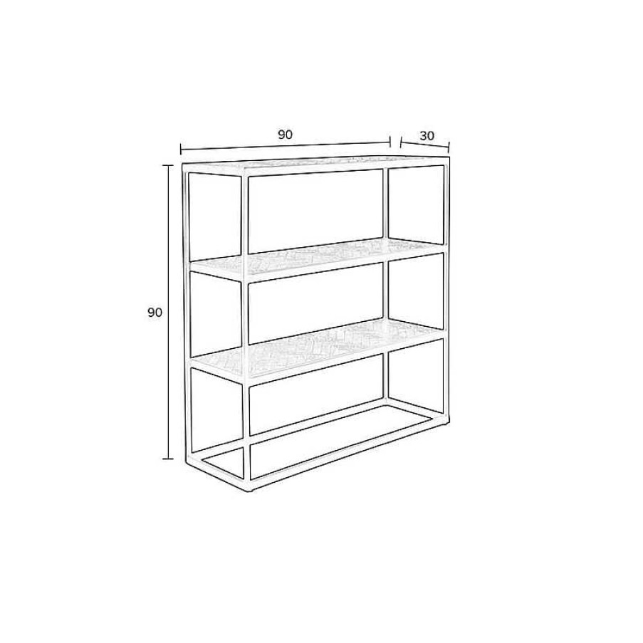 Muebles White Label Living | Estanter A Shelf Parker