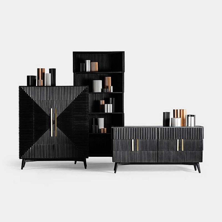 Muebles Vical Home | Armario Plisse Negro