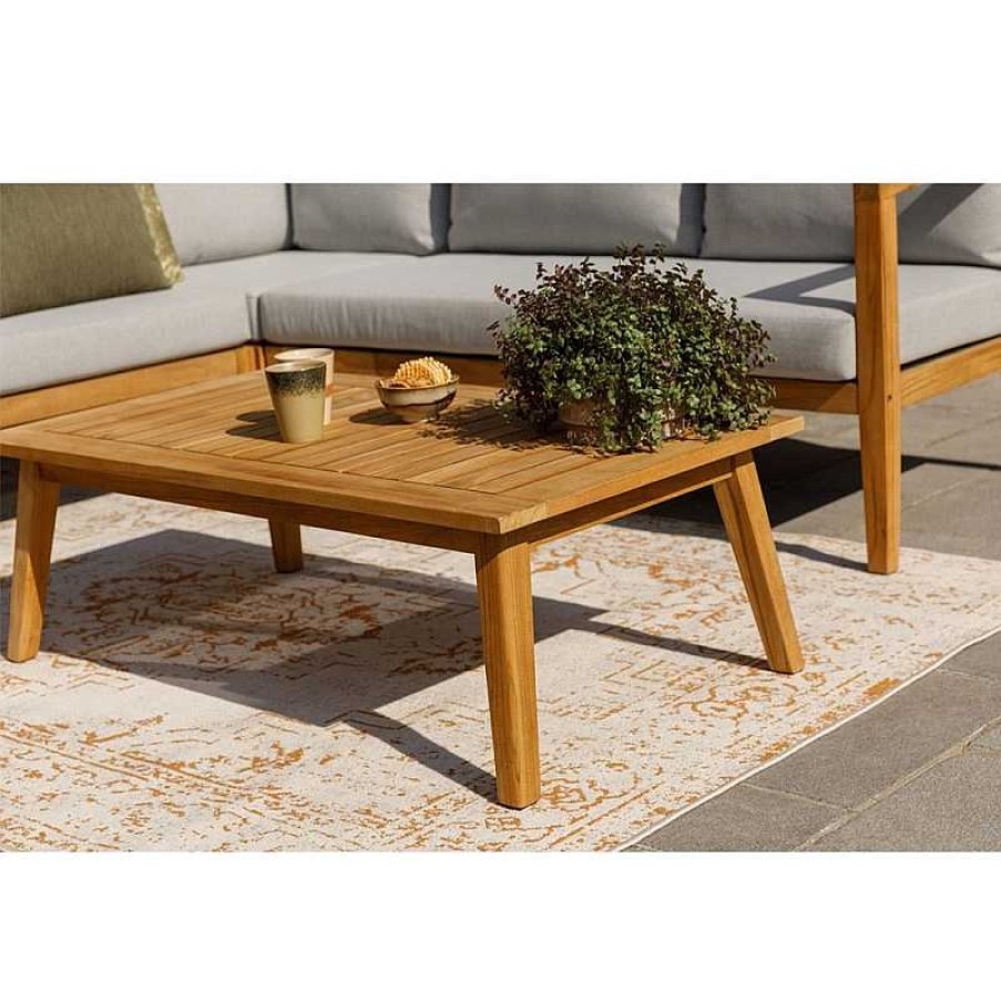 Muebles De Jard N Exotan | Set Sof Rinconero Lucca Con Mesa