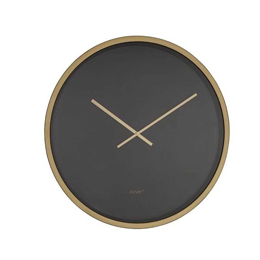 Decoraci N Zuiver Relojes Pared Y Sobremesa | Reloj Pared Bandit Negro/Oro 60