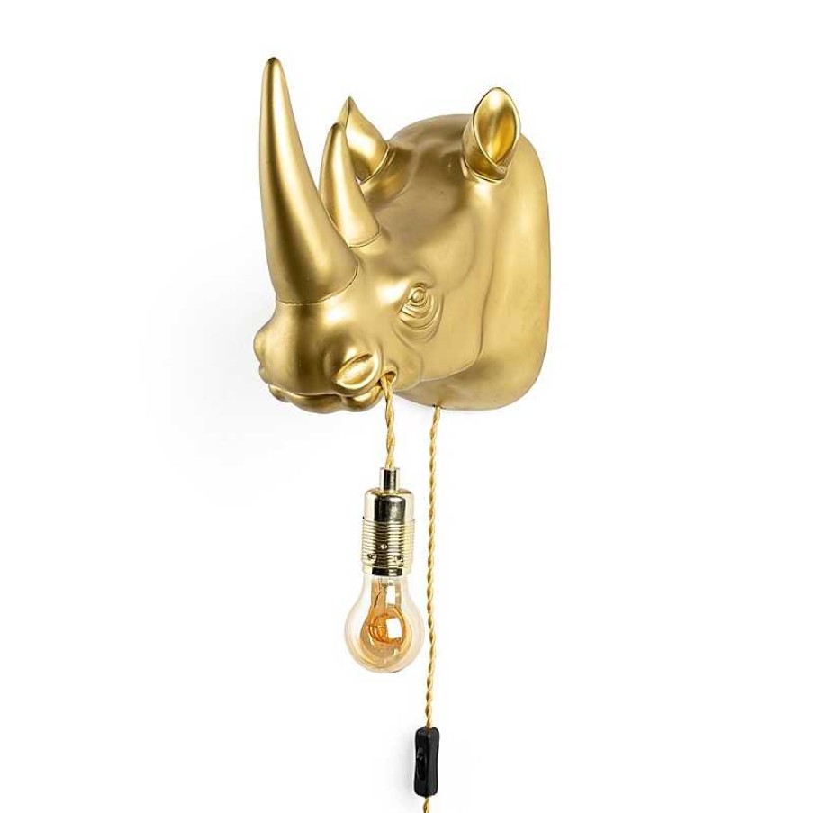 Iluminaci N Bold MonBest | L Mpara De Pared Rhino Gold