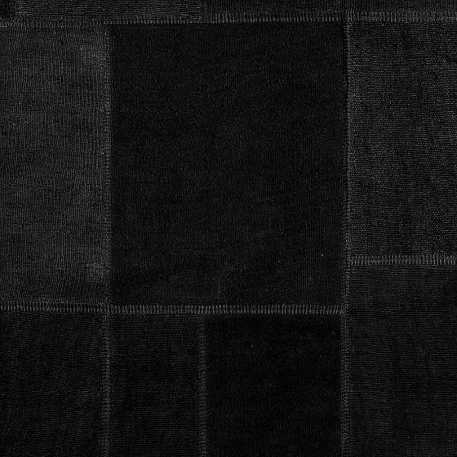 Decoraci N Sitap Alfombras Modernas | Alfombra Patchwork Negra Milano