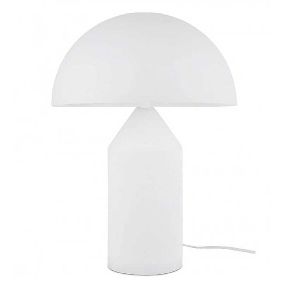 Iluminaci N Iconic Furniture | L Mpara Mesa Estilo Atollo Blanca