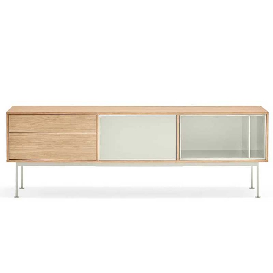 Muebles Teulat | Mueble Tv Yoko Crema-Roble