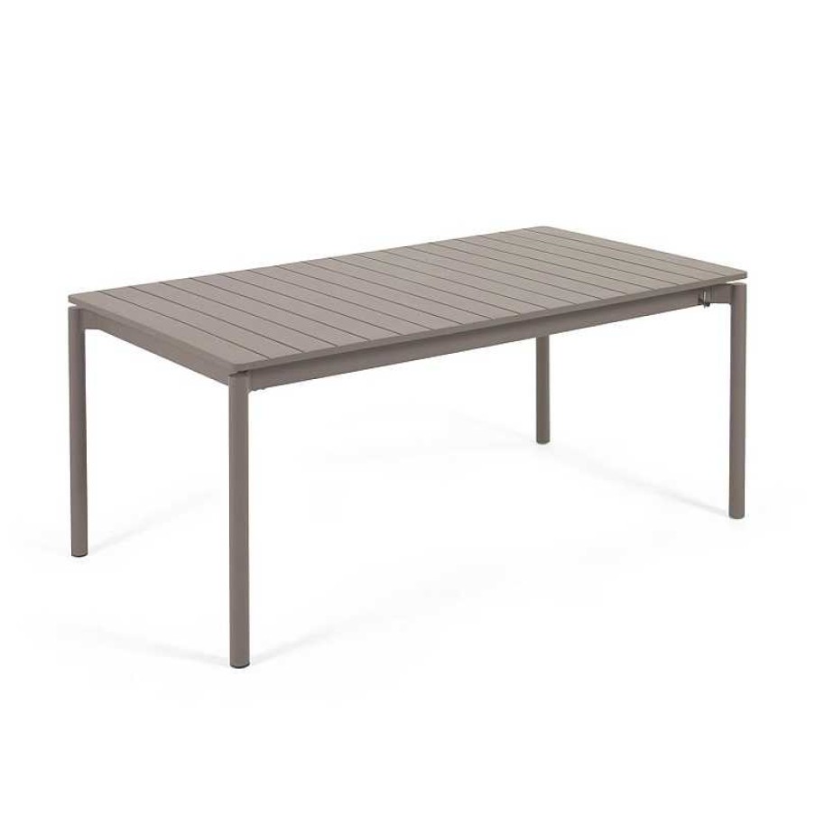 Muebles De Jard N Kave Home | Mesa Extensible Aluminio Zaltana Marr N Mate