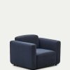 Sillones Kave Home | Butaca Modular Neom Azul