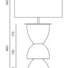 Iluminaci N Aromas del Campo | L Mpara De Mesa Metric