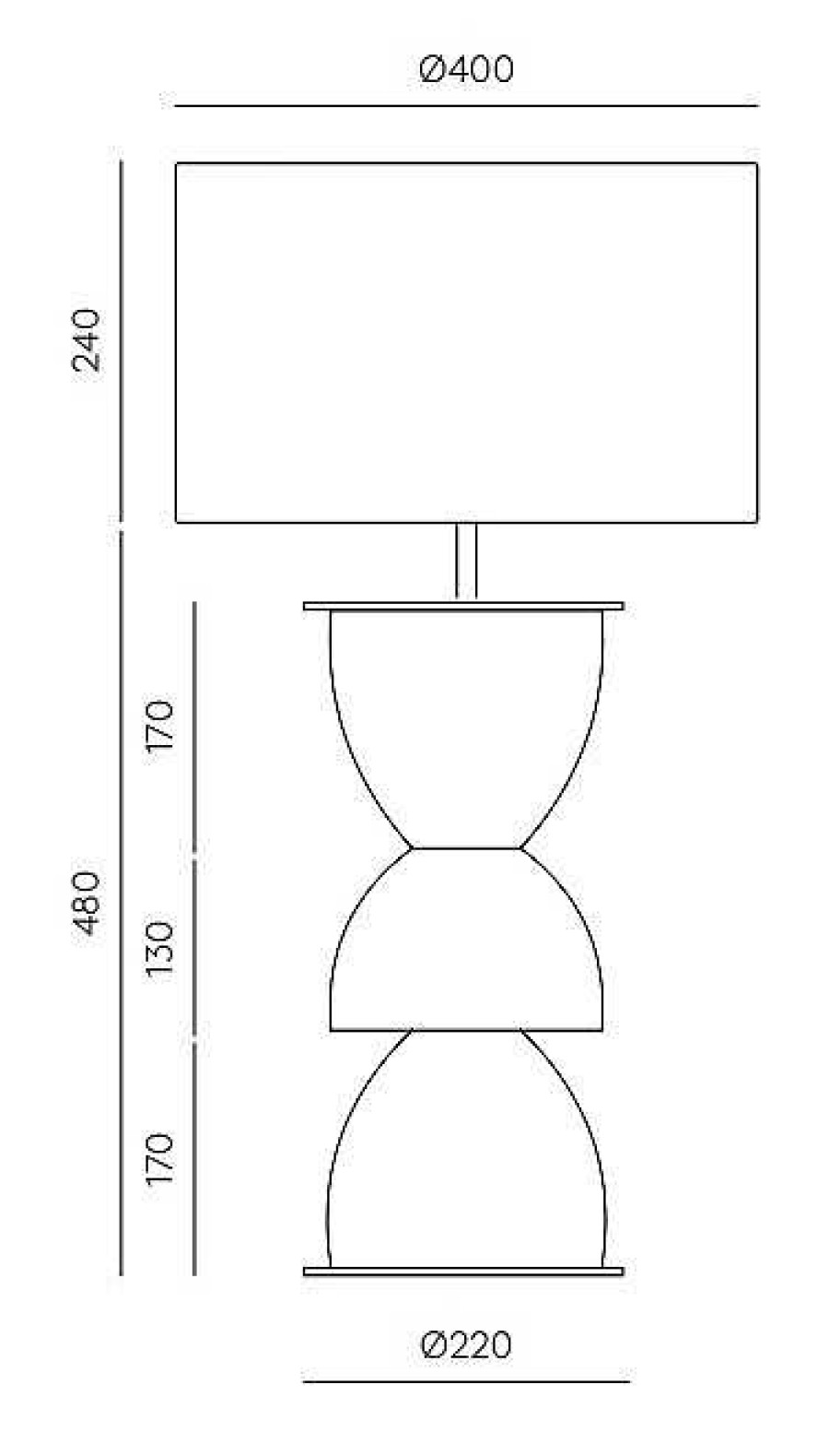 Iluminaci N Aromas del Campo | L Mpara De Mesa Metric