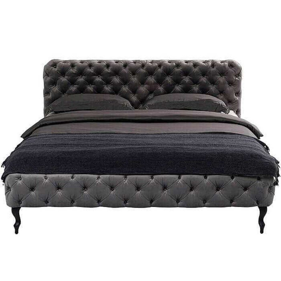 Muebles Kare Design | Cama Desire Velvet Gris