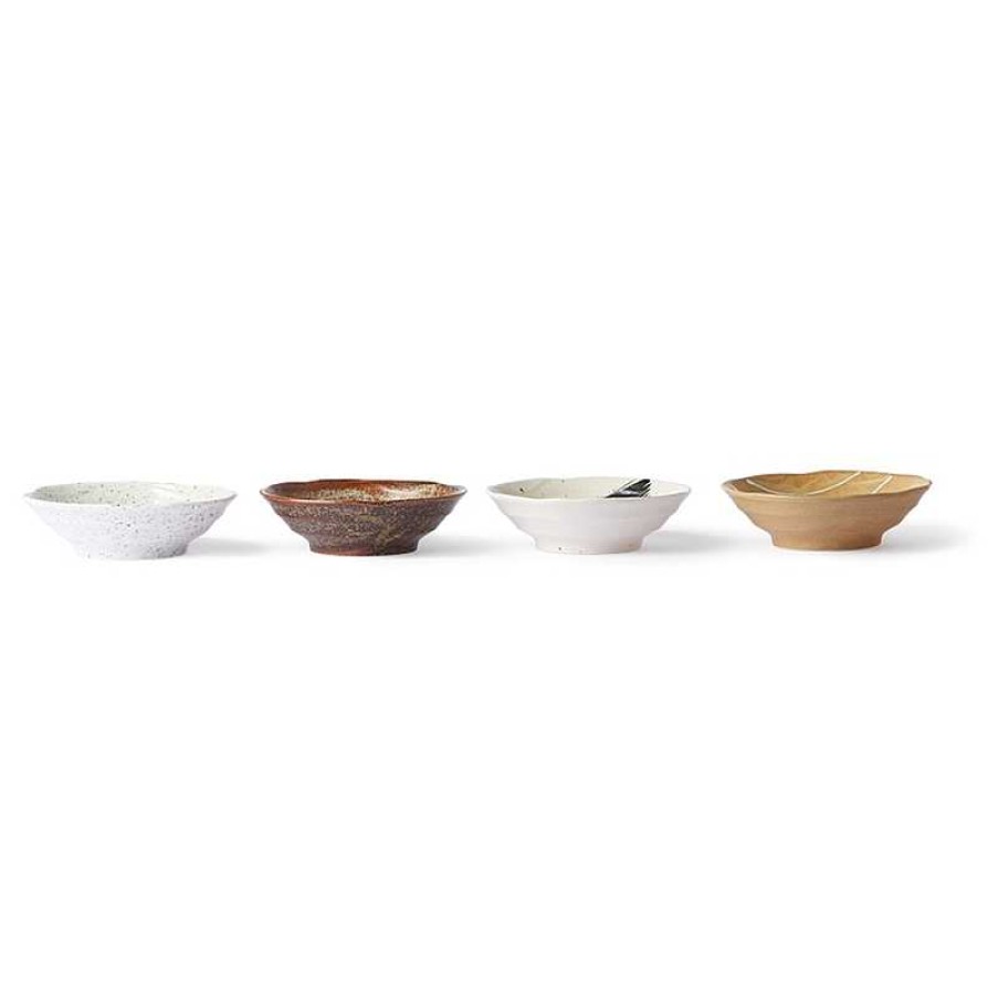 Decoraci N HKliving Platos | Cuenco Japones Set 4 Unidades