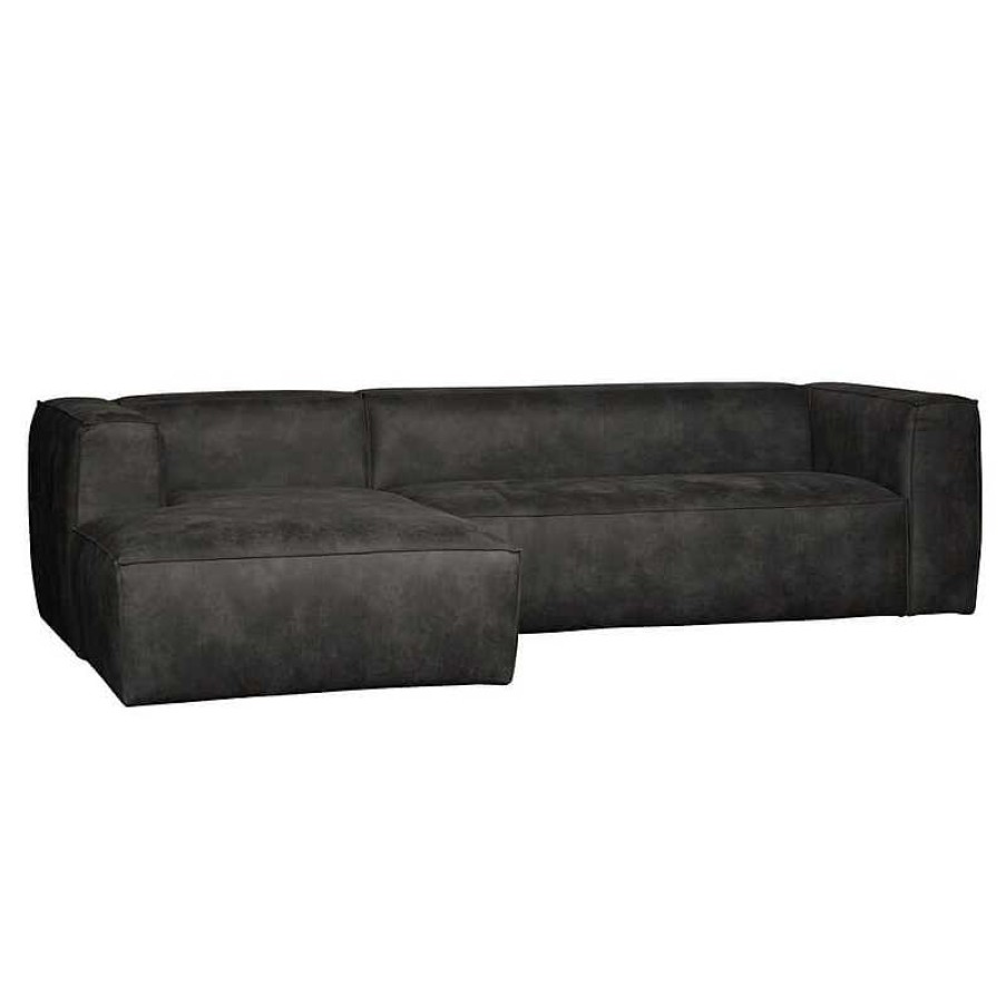 Sof S WOOOD | Sof Chaise Longue Piel Bean Negro