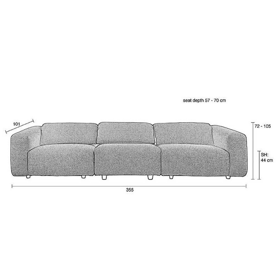 Sof S Zuiver | Sof Wings Caramelo 4,5 Plazas