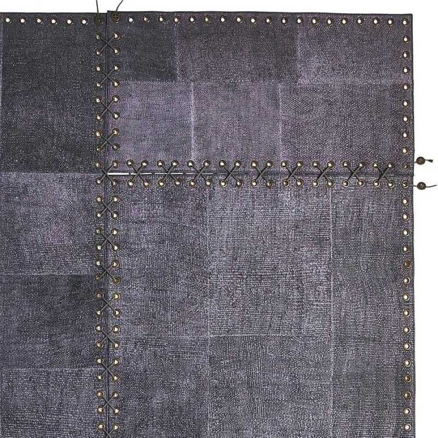 Decoraci N Sitap Alfombras Modernas | Alfombra Patchwork Gris Stringhe