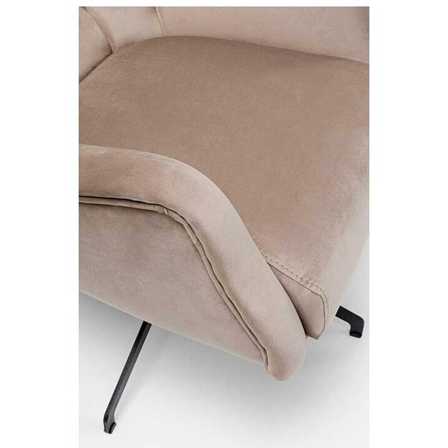 Sillones Kare Design | Sill N Giratorio Bellini Velvet Taup