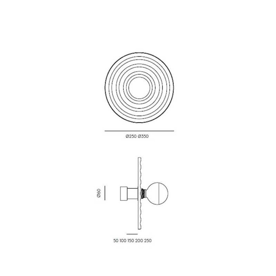 Iluminaci N Aromas del Campo | Aplique Pared Wave