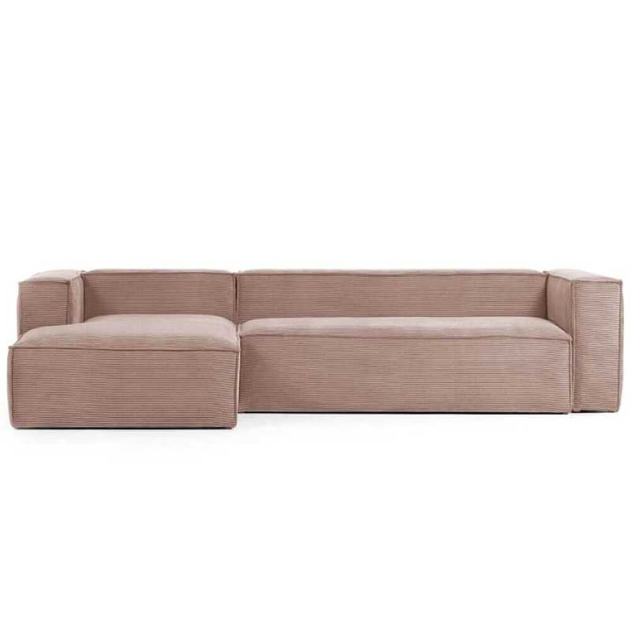 Sof S Kave Home | Sof Blok Chaise Longue Pana Rosa