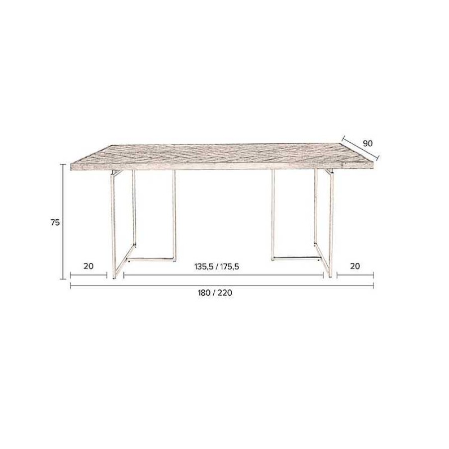 Mesas Dutchbone | Mesa Comedor Class Oak