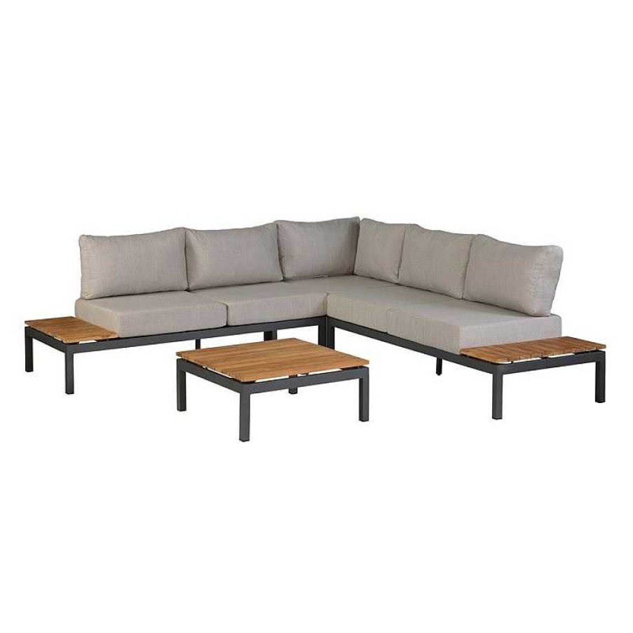 Muebles De Jard N Exotan | Set Sof Rinconero Villa Con Mesa