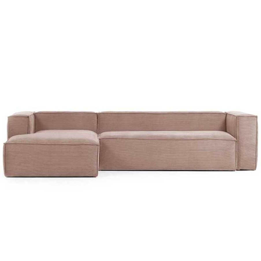 Sof S Kave Home | Sof Blok Chaise Longue Pana Rosa