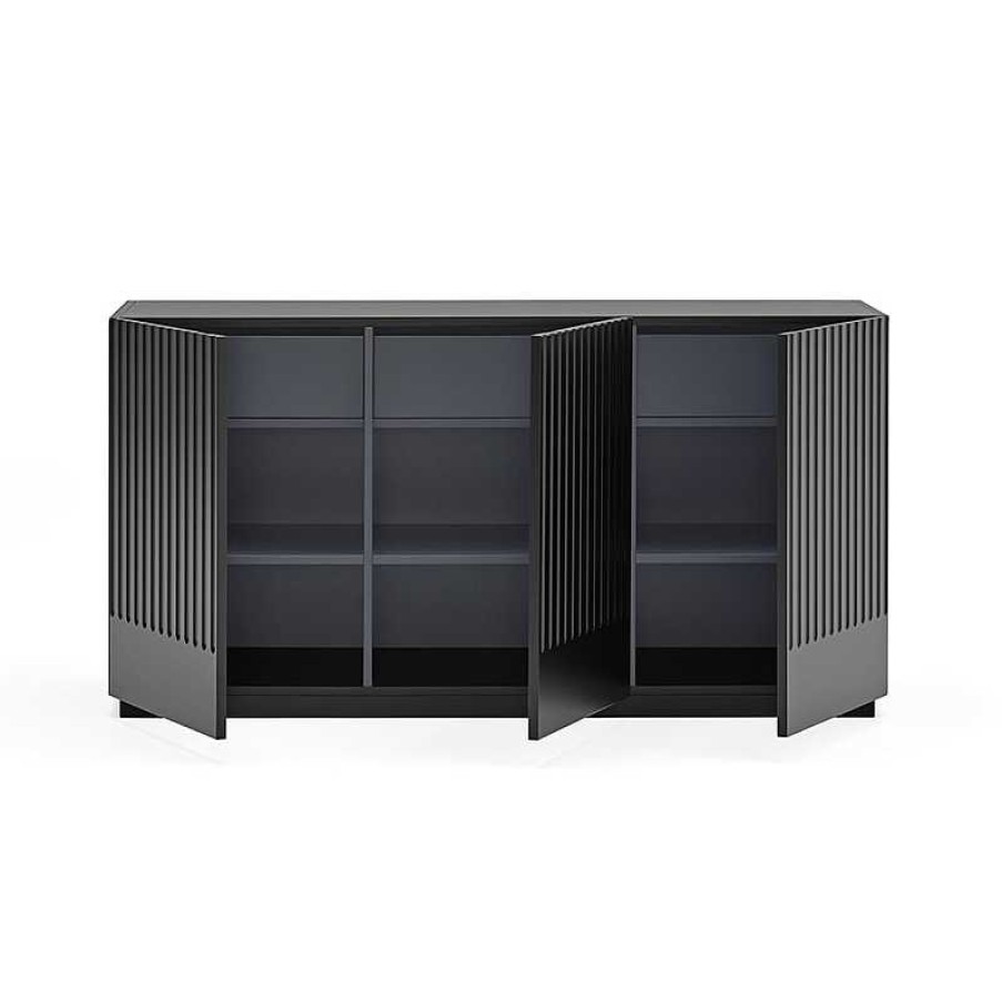 Muebles Teulat | Aparador Doric Negro 3P3C