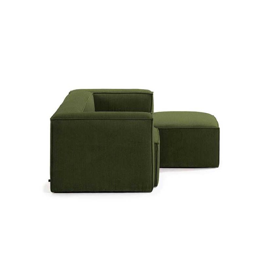 Sof S Kave Home | Sof Blok Chaise Longue Pana Verde