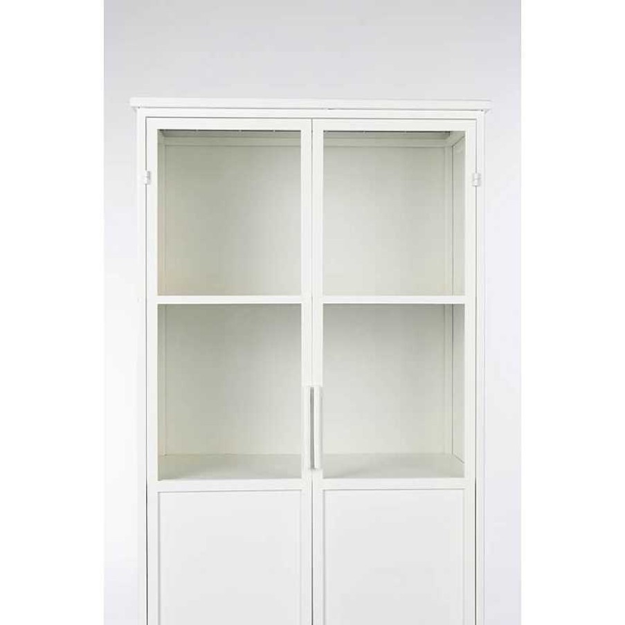 Muebles White Label Living | Vitrina Miya Alta 2 Puertas