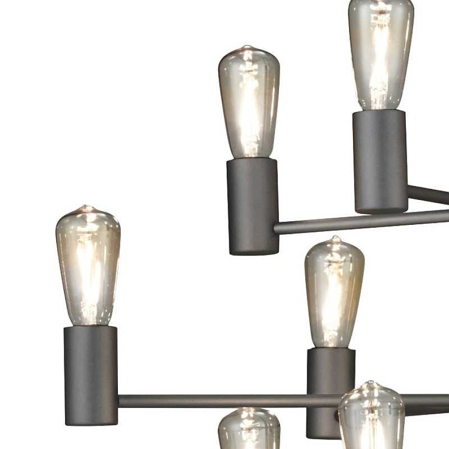 Iluminaci N Belid | Manola Chandelier Graphite 12