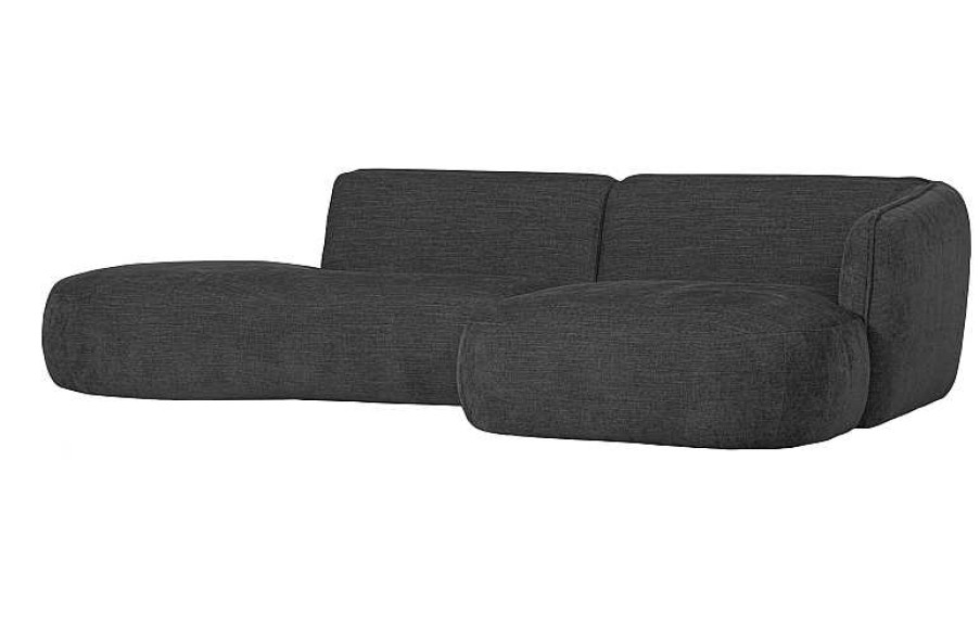 Sof S WOOOD Exclusive | Sof Chaise Longue Polly Derecha Gris